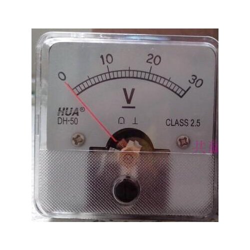 DC 200V 250V 300V 400V 450V 500V 300mV Measuring Range Panel Analog Voltage Meter Voltmeter DH-50