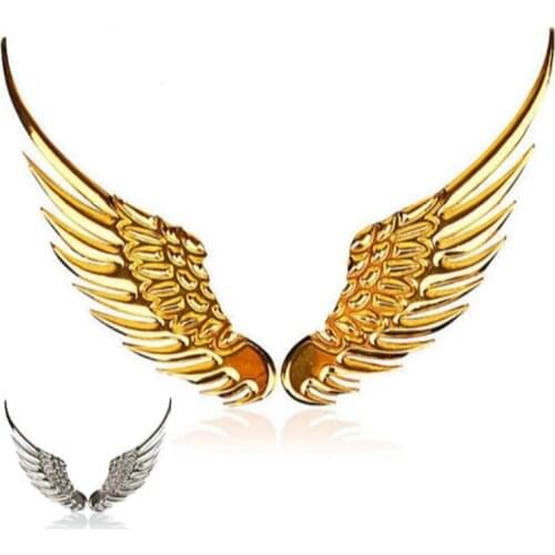 1 Pair Car Styling 3D Wings Car Sticker Car Accessories for Hyundai IX35 IX45 Sonata Verna Solaris Elantra Tucson Mistra IX25