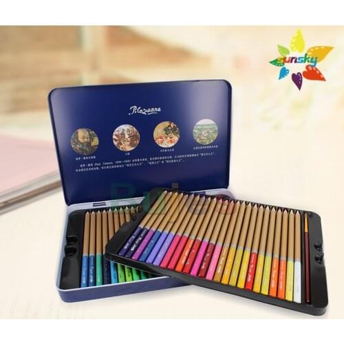 Chunghwa colored pencil Paul Cezanne series 9092 & 9093 24 / 36 / 48 color water soluble color pencil professional art supplies