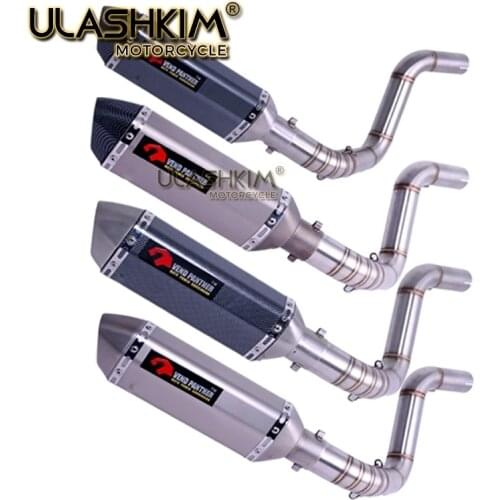 DUKE 125 DUKE200 DUKE390 DUKE250 Motorcycle Exhaust full system middle pipe Muffler for KTM DUKE 200 DUKE 250 DUKE 390 2012-2017