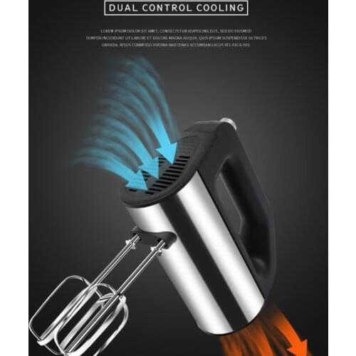 Electric Handhold Eggbeater with Handle Protable Practical Whisk Tool for Milk Drink Coffee Shake Frother Mixer