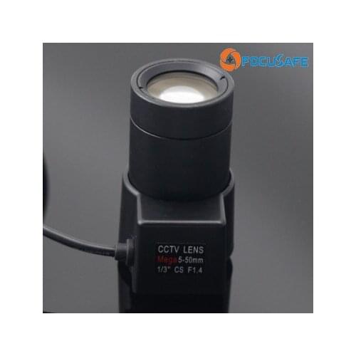 HD 2Megapixel 5-50mm CCTV Lens with 1/3" format