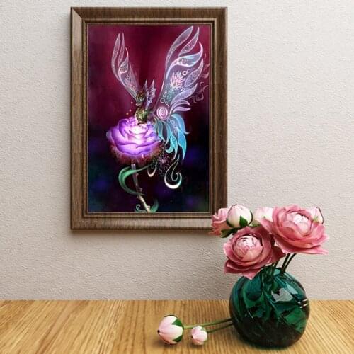 Full square Home Decor Gift Cross stitch haft diamentowy set Cuadros 5D diamond painting tools Mosaic flower landscape Dragon 12