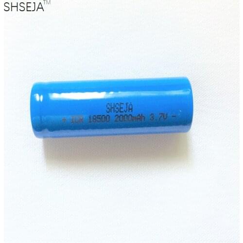 3.7V 2000Mah ICR18500 Lithium Rechargeable Battery 18500 li-ion Batteies For LED Flashlights