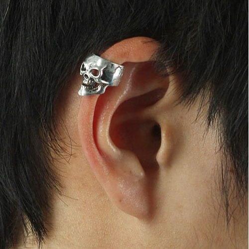 Wholesale Gothic Punk Skeleton & Skull Ear Cuff For Women & Men Free Shipping 48pcs/lot