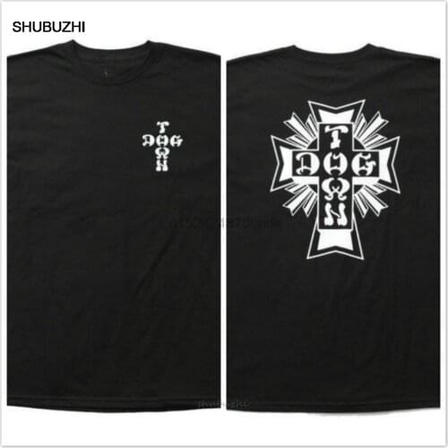 Dogtown Og Logo Black T Shirt Mens Fashion Short Sleeves Cotton Tops Clothing fashion t-shirt men cotton brand teeshirt