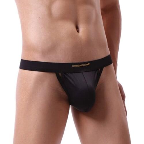 Mens Thongs G strings Jockstrap Sexy Underwear Elephant Bulge Pouch Gay Lingerie T-back Thongs Jock Strap Tangas Sissy Panties
