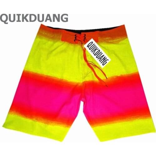 Fashion 4Way Stretch Boardshorts Mens Bermuda Shorts Elastane Spandex Beachshorts Quick-dry Mens Board Shorts Casual Shorts NEW
