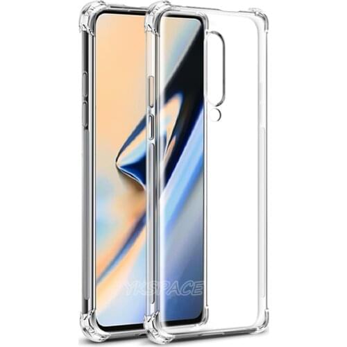 Airbag Shockproof Transparent Soft Silicone Case For OnePlus 6 6T 7 8 9 Pro 7T Back TPU Phone Cover