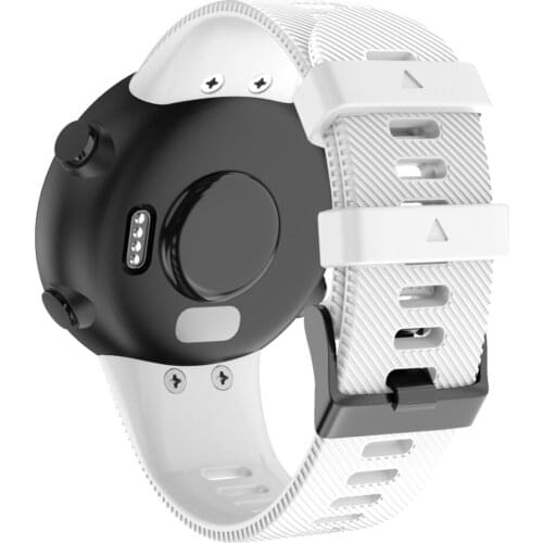 For Forerunner 45/45S Silicone Watchbands Fashion Soft Silicone Sport Wrist Band Breathable Adjustable Strap With Screwdriver