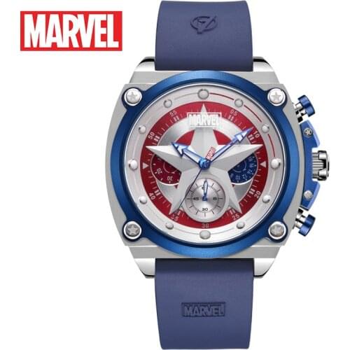 MARVEL Men Quartz Luxury Watch Avengers America Captain Fahion Wrist Watch For Men Business Men Watch Boys Watches