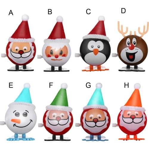 Christmas Clockwork Gift Wind Up Toy Funny Santa Claus Educational Toys Gifts New Arrival Wind Up Classic Baby Boy Toys Vintage