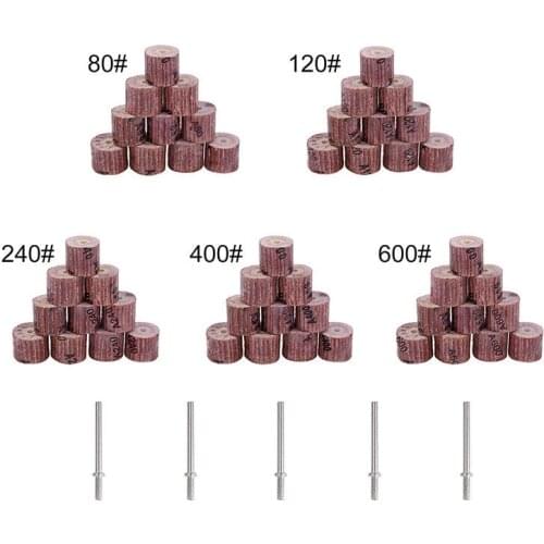 50pcs Sanding Flap Disc Grinding Sanding Flap Wheels Brush Sand Rotary Tool For Dremel Accessories 80# 120# 240# 400# 600