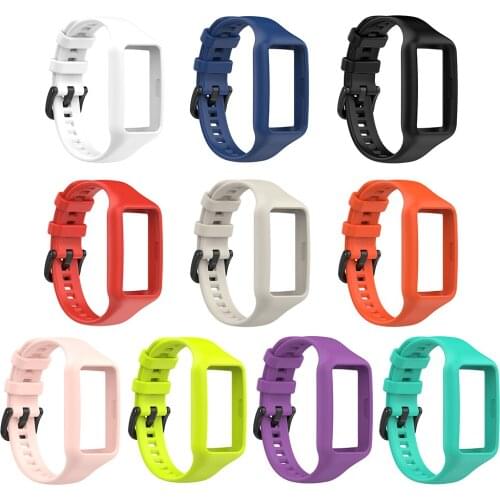 Silicone Soft Strap Wristband Bracelet for Huawei Band 6 Pro/Huawei Band 6/Honor Band 6 Bracelet Watch Replacement Belt
