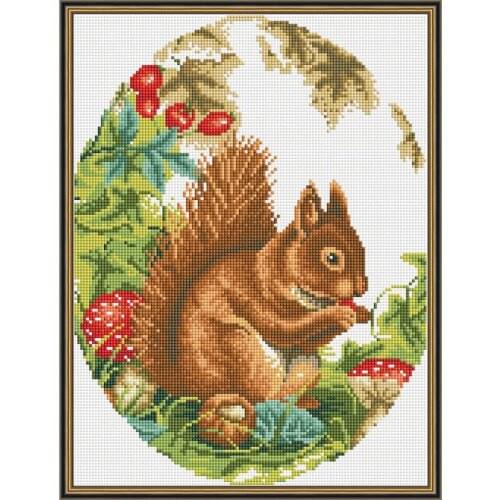 Everlasting Love Squirrel In The Jungle Chinese 5d Diamond Painting Full Square Christmas Decorations For Home Halloween Navidad