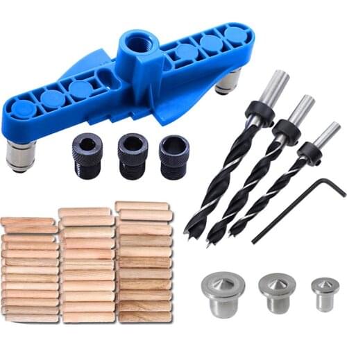 Vertical Wood Doweling Jig Kit Hole Locator Drill Guide Puncher DIY Woodworking Carpentry Tools For Carpentry Dowel Hole Guiding