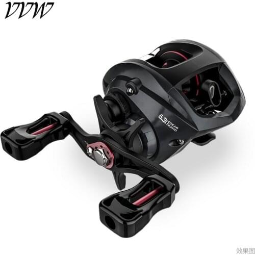 High Quality Fishing Reel Super Lightweight 195g 6.3:1 High Speed Ratio Baitcast Reel Bait casting Reel Fishing Reels