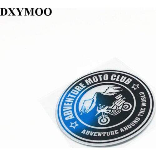 2PCS 8x8cm Car StickersMotorcycle Decals Auto Exterior Accessory for ADV Adventure Club R1200GS 1190ADV 1290ADV