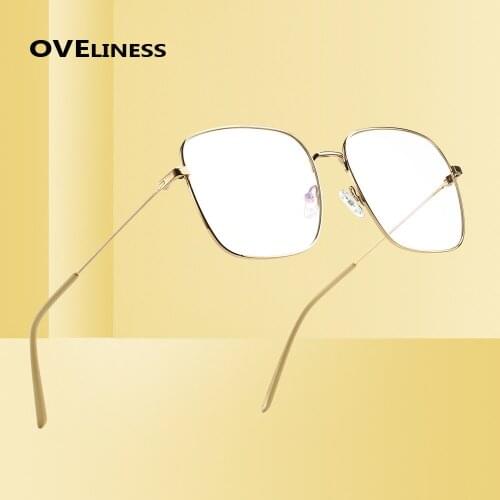 2020 PureTitanium eyeglasses eye glasses frame Women Men Optical full eyewear frames Retro Prescription Myopia Korean glasses