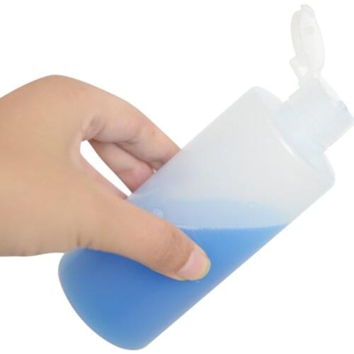 300pcs/lot 12ml 18ml 50ml 100ml 200ml 400ml liquid Bottles Frosted Soft empty squeeze bottles with Flip cap For Shampoo Cream