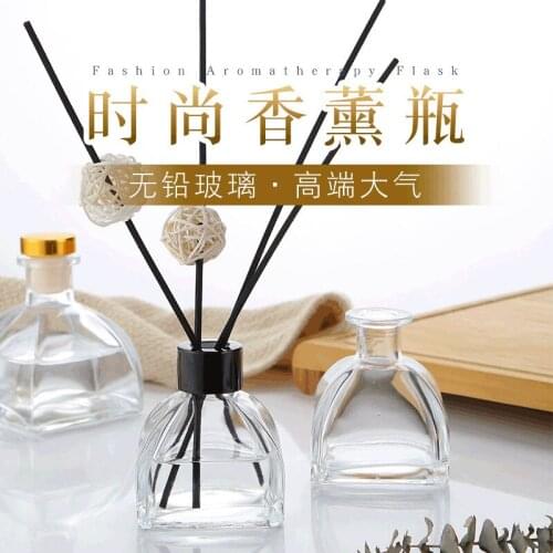 5pcs/Lot 150ml Yurt Shape Aromatherapy Glass Bottle Diffuser Perfume Bottle Scent Volatilization Glass Container for Home Decor