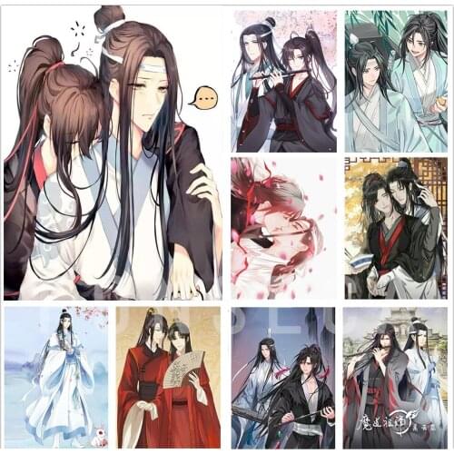 5D DIY Diamond Painting Anime Mo Dao Zu Shi Wei Wuxian Full Drill Diamond Embroidery Cross Stitch Mosaic Set wall Decoration