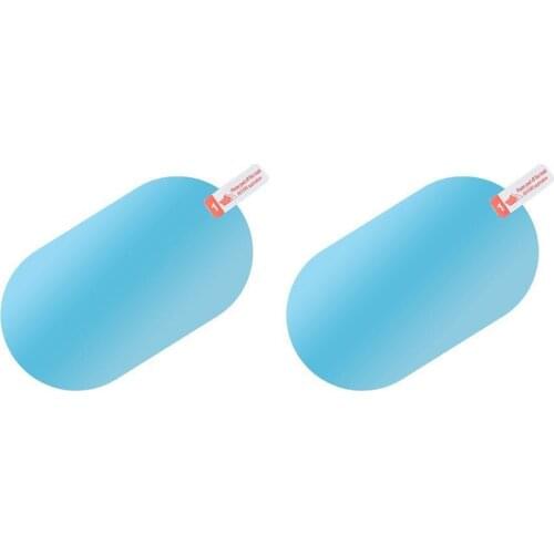 1pair Car Anti Water Mist Film Anti Fog Rainproof Rearview Window Car Mirror Protective Mirror Clear Waterproof Car Sticker W5Z1