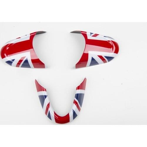 Auto Accessories Union Jack MINI Cooper Gen3 F54 F55 F56 F57 Steering Wheel Cover Cooper Only (3PCS/SET)