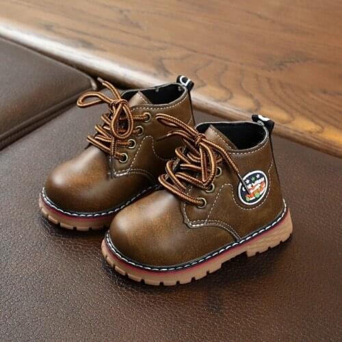 Baby Boys Boots Toddler Martin Boots Kids Shoes Boys Girls Snow Boots Girls Boys Leather Baby Shoes
