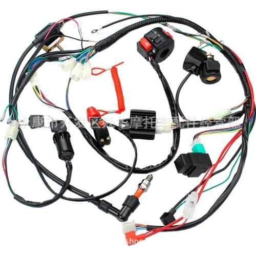 Bus harness weaving 50-125CC electrical device CDI cross-country motorcycle ATV universal complete combination switch