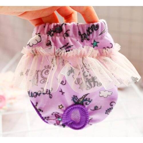 Dog Physiological Pants Diaper Sanitary Washable Female Dog Shorts Panties Menstruation Underwear Briefs Jumpsuit For Dog