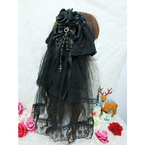 Gothic Lolita Headpiece W. Veil