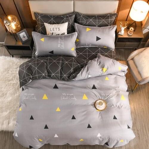 Gray Duvet Cover Set 240x220 Pillowcase 3Pcs，200x200 Quilt Cover，Extra Large，Geometric Patterns Bedding Set
