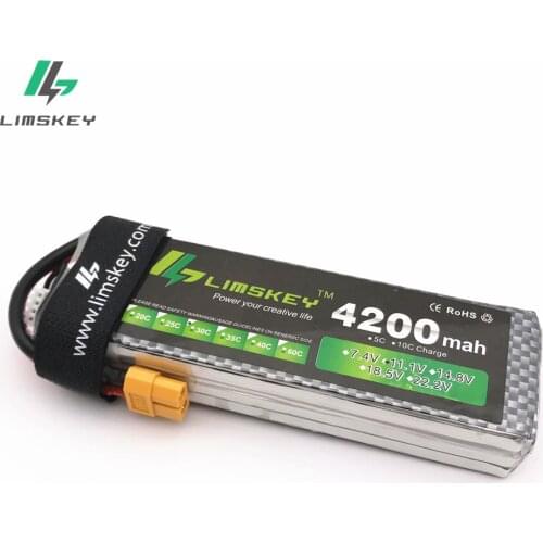 Limskey Power 3S 11.1v 4200mah Lipo Battery 30C For Quadcopter Helicopter Four axis RC Car Boat power Drone 3s lipo battery 11.1