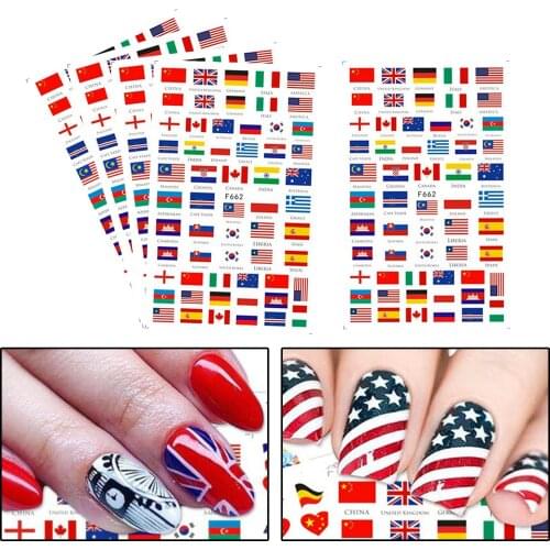 Nail Art Stickers, Self-Adhesive UV Gel Nail Art DIY Sticker Vinyl Decal Sheet Manicure Design Decorations