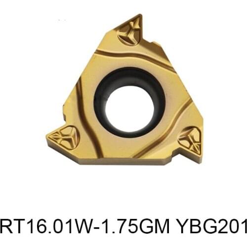Original RT16.01W-1.75GM YBG20 CNC RT RT16.01 Lathe Cutter Tools utensili tornio 10pcs Insert Carbide Inserts Turning Tool