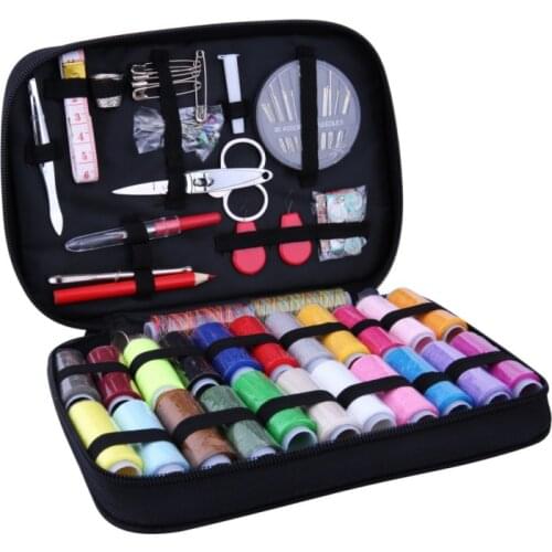Portable Travel Sewing Kit Needle Threader Sewing Box Knitting Quilting Stitching Embroidery Craft Sewing Tools Sewing Set