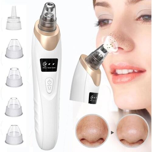 Blackhead Remover Vacuum Acne Pimple Black Spot Suction Electric Facial Pore Cleaner Skincare Face Deep Cleansing Beauty Tool