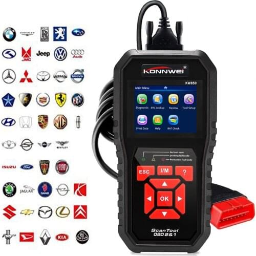 Professional OBD2 Scanner Car Code Reader Vehicle Engine Diagnostic EOBD Scan Tool for all OBDII &CAN Protocol Cars Since 1996
