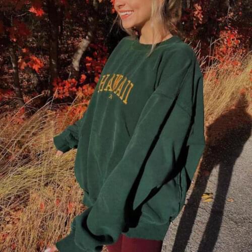 Autumn Fashion O Neck Long Sleeve Casual Female Sweatshirt Women Y2k Tops Loose Pullover Streetwear Polerones De Mujer Sudaderas