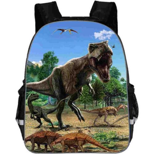 Animal Printing Dinosaur Backpack Kids Jurassic World Fallen Kingdom Bags For Girls Boys Children Schoolbag 11/13/16 Inch