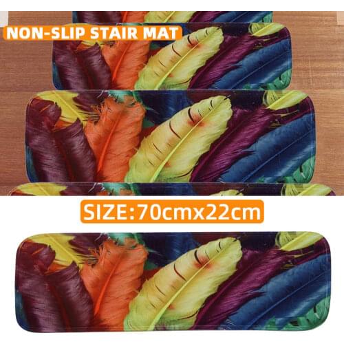 Self-adhesive Soft Non-slip Mute Floor Water Absorption Stair Carpet Mat Protector Rug for Living Room Mats Indoor Warm Pad