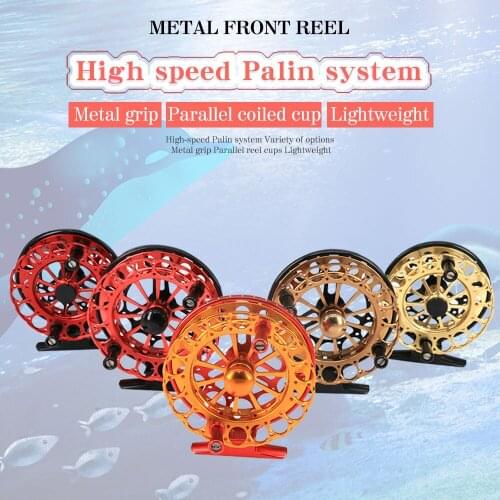 High Quality Front Fly Fishing Reel With CNC Machine 2BB 1:1 Metal Fly Reel Fishing Tackle For Saltwater/Freshwater Accessories