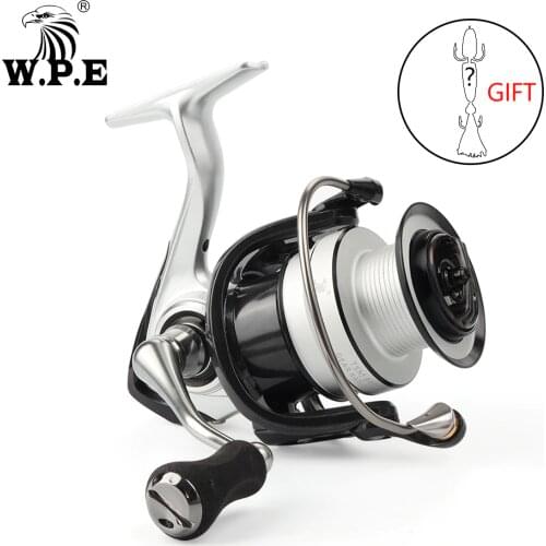 W.P.E TSM Spinning Fishing Reel 5.1:1 2000/2500/3000/3500 6+1BBs Fishing accessories Bass Pike Carp Fishing Tackle рыбалка pesca