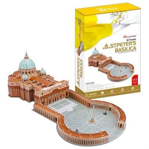 Cubic Fun Puzzle St. Peters Basilica (3 Size)