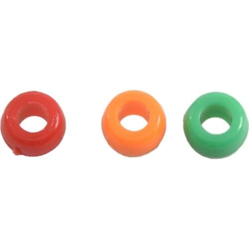 600 Pcs Mixed Plastic Pony Beads 9mm x 6mm(3/8" x 2/8")