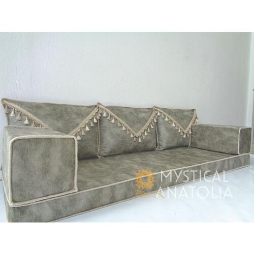 Arabic Floor Seating Living Room Furniture Couches Jalsa Majlis Traditional Arabian Hookah Lounge Home Decor Bench Cushion