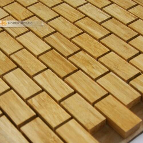 Shipping free!! 100% natural bamboo mosaic tile mesh backing, homer mosaic, HMM1017, home improvement