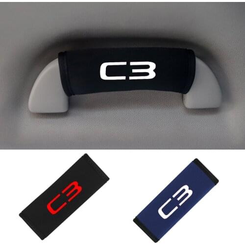 Car door handle cover, roof handle cover, four seasons universal plush handle gloves for Citroen C3