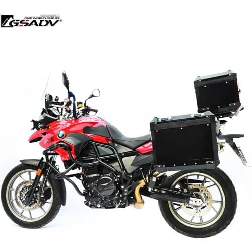 For BMW F700GS 800GS Luggage Box Top Case Motorcycle Aluminium Side Cases Steel Rack